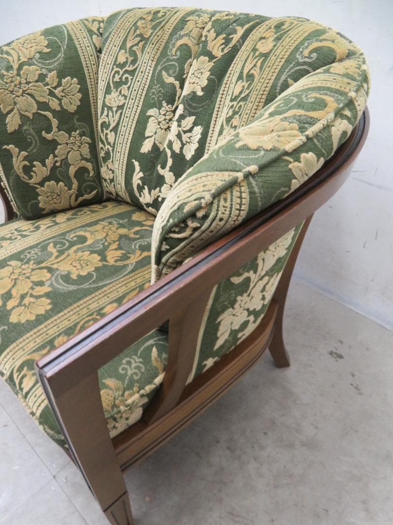 美品■マルニ■ロイヤル■シャルル アームチェア■1人掛けソファ■金華山■31万円