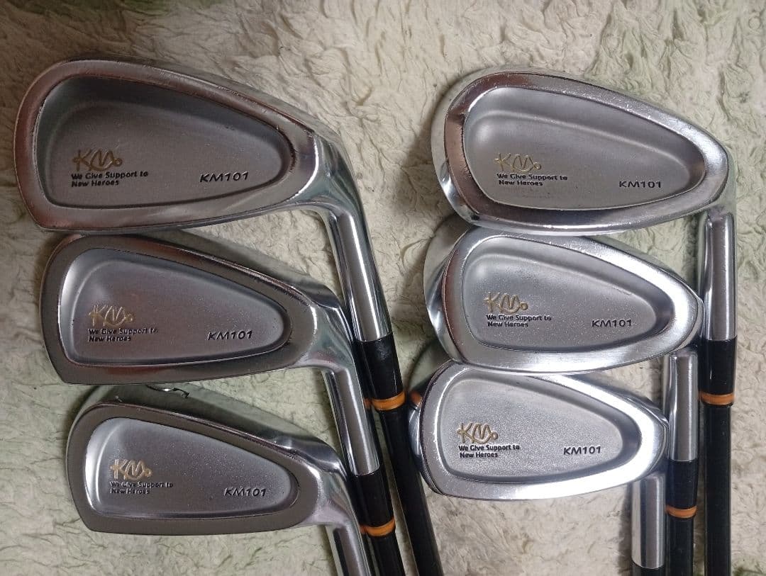 激レア 美品 KMゴルフ(現zodia) KM101 アイアンセット 6本
