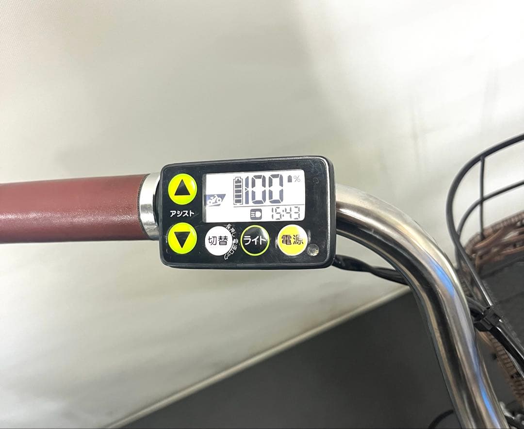 1年保証 新型　ヤマハ　パスウィズ　26インチ　街乗り　水色　電動アシスト自転車