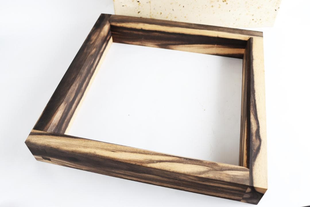 茶道具 黒柿 炉縁