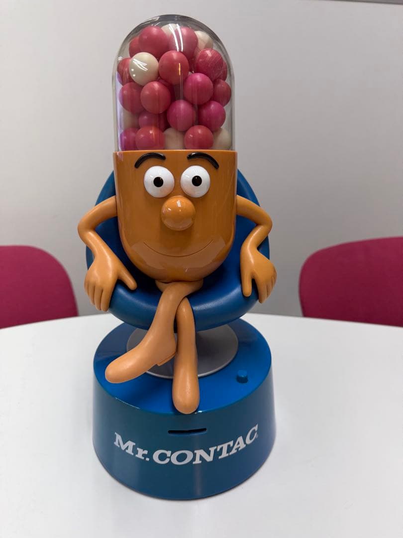 Mr. CONTAC 時計機能付きフィギュア　貯金箱　非売品