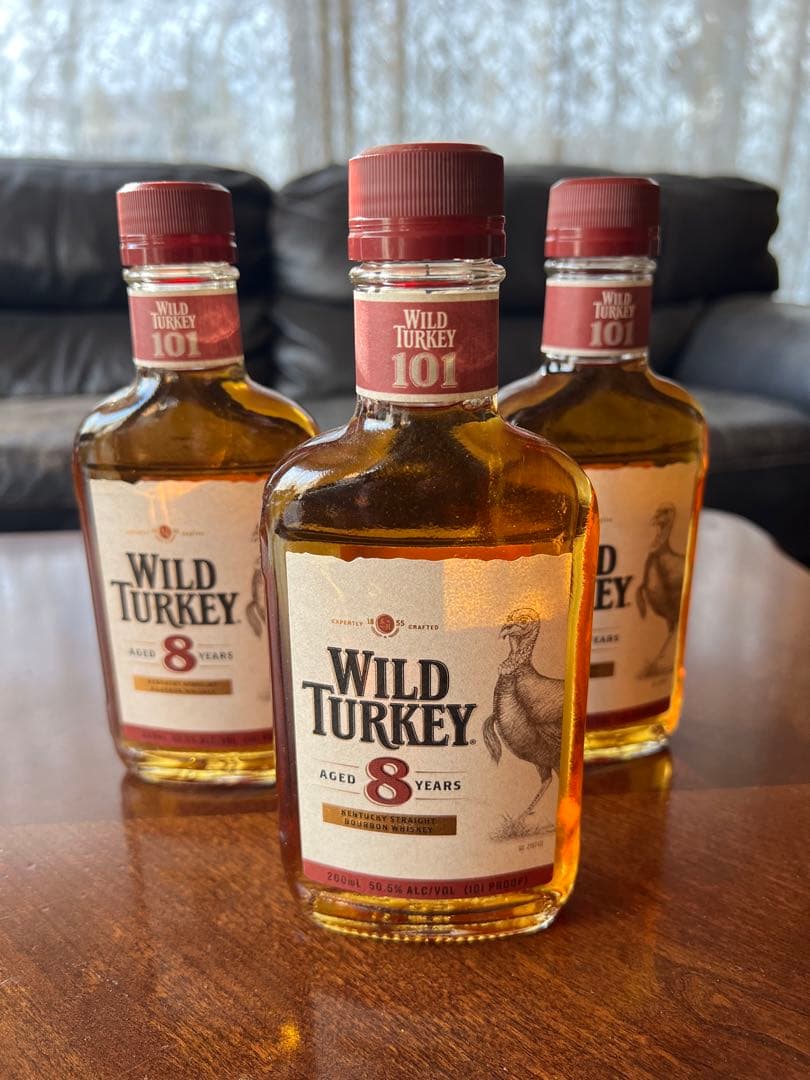 WILD TURKEY 8年 101プルーフ 3本セット