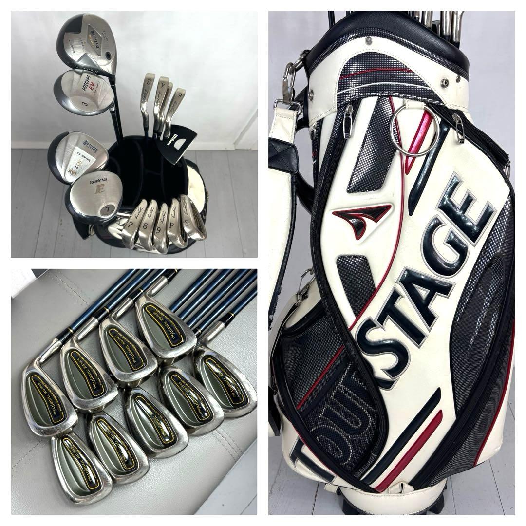 本格派 メンズゴルフクラブ 14本 フルセット ツアーステージ お試しセット