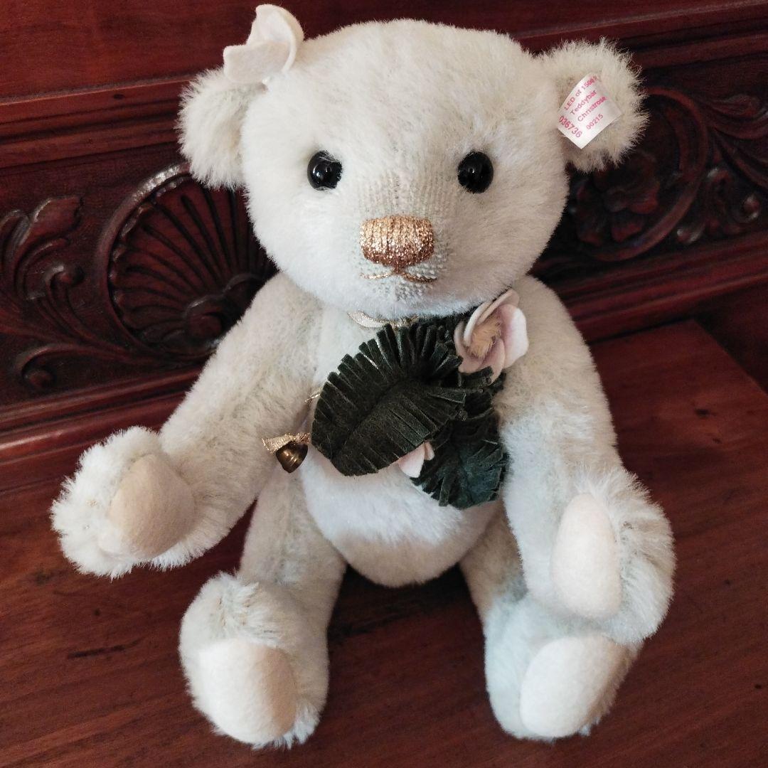 シュタイフ社製テディベア•クリスマスローズ