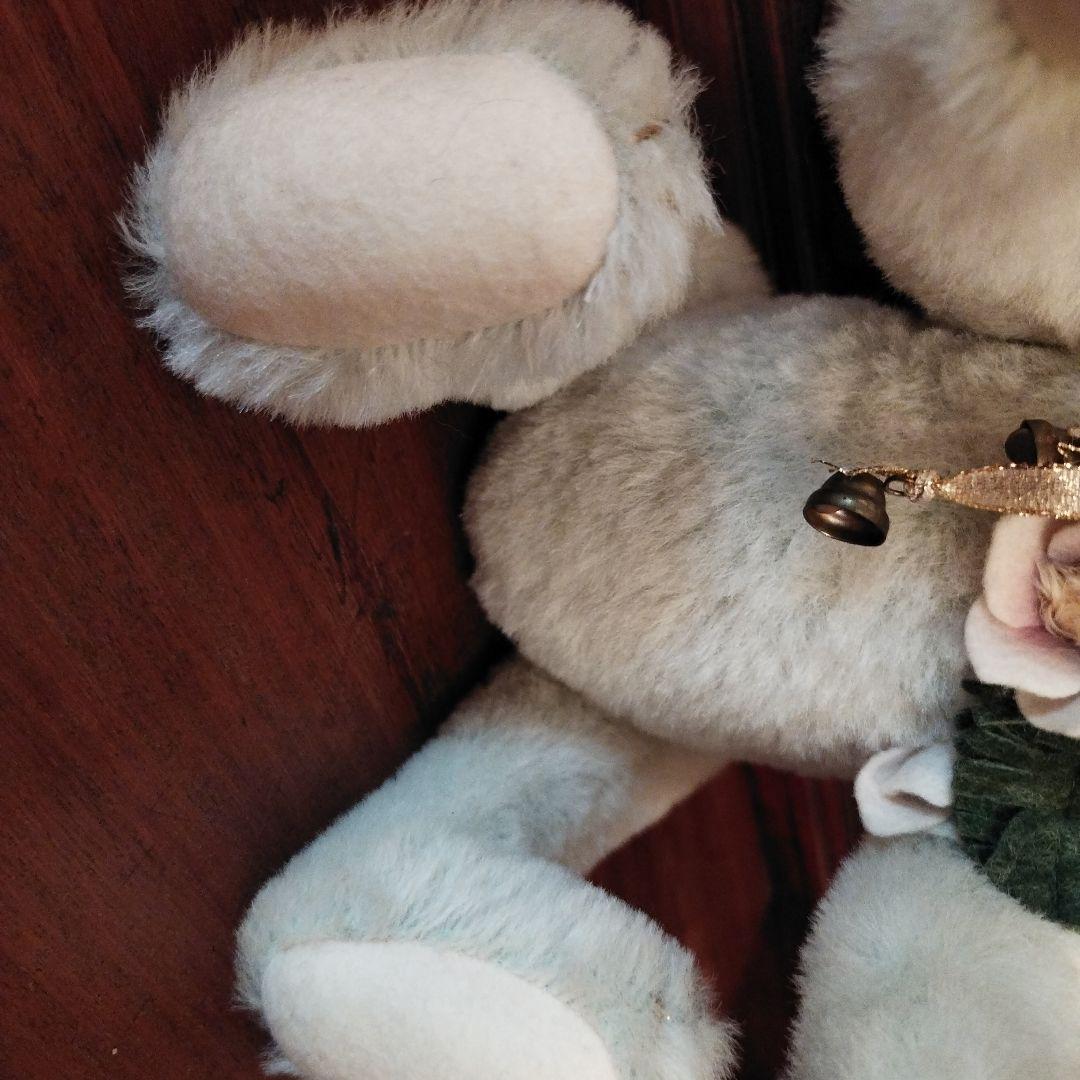 シュタイフ社製テディベア•クリスマスローズ