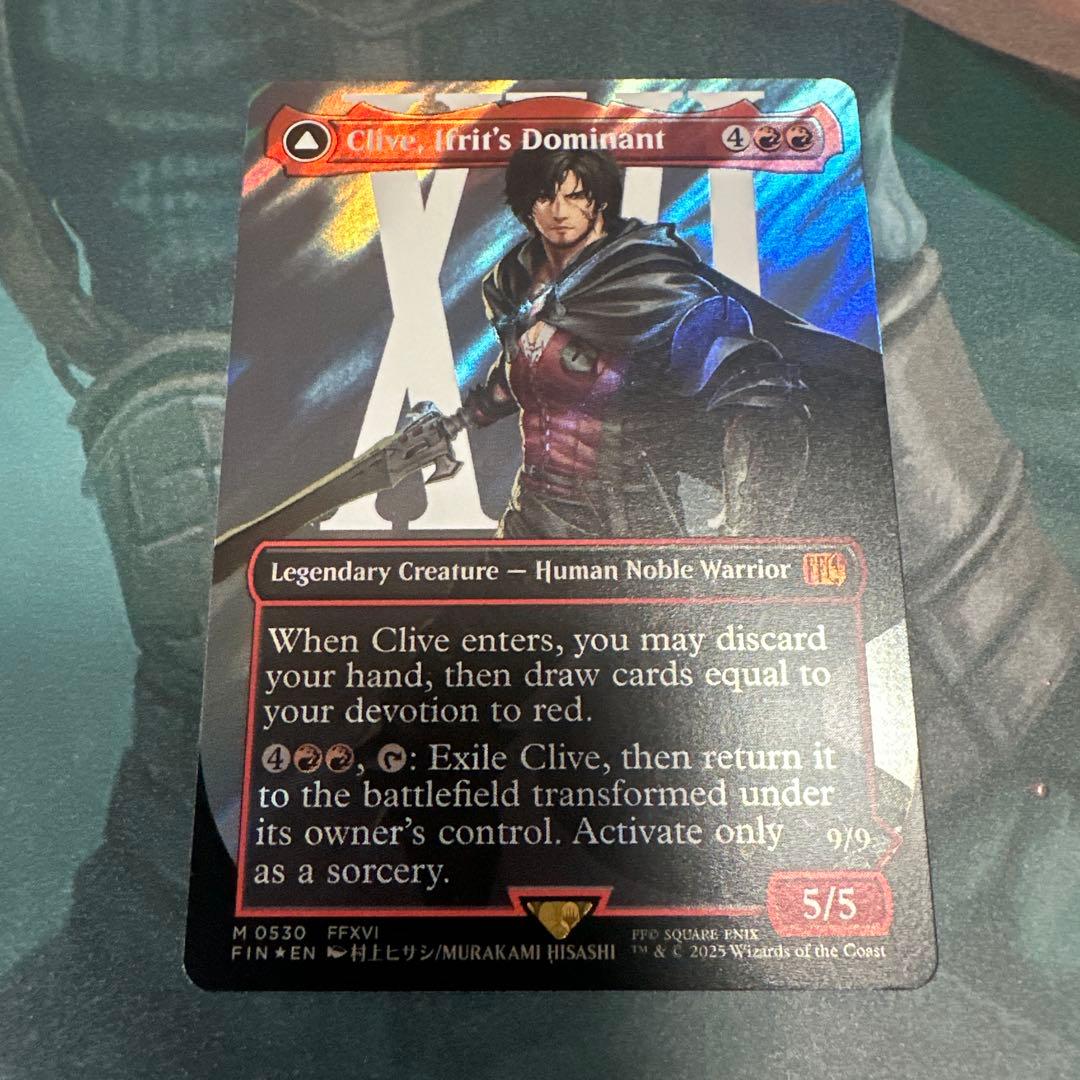 MTG【ボーダーレス】イフリートのドミナント、クライヴ【サージ・Foil】英