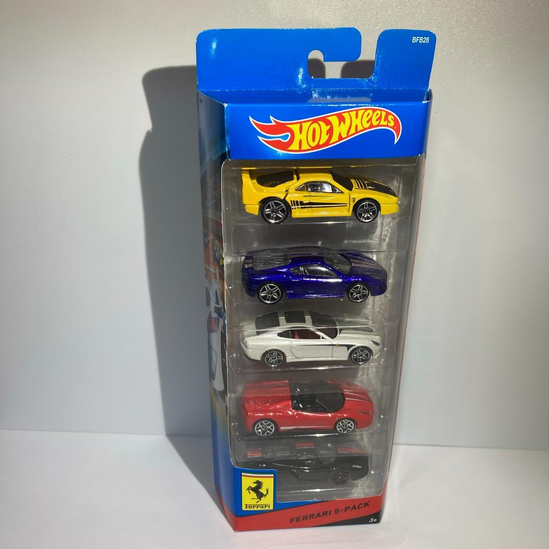 ホットウィールフェラーリ5PACK【BFB28】未開封ミニカー