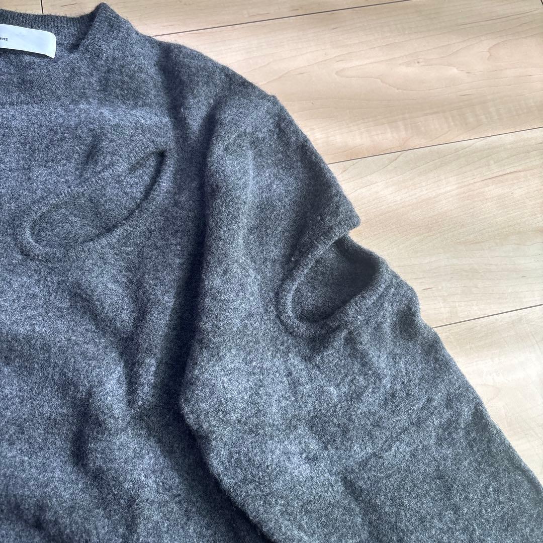 TOGA ARCHIVES ホールプルオーバーニット グレー ウール