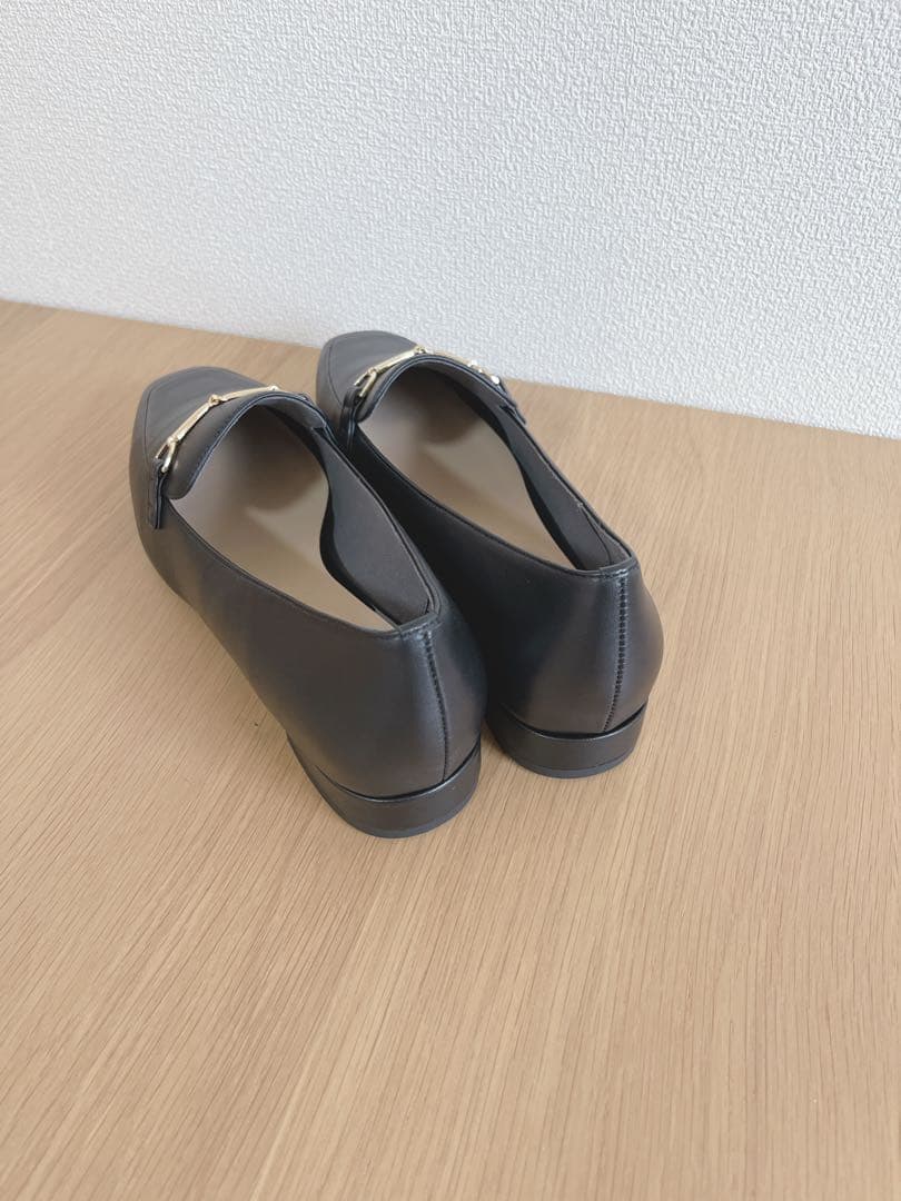 【こゆき】 卑弥呼　ローファー　ブラック　本革　26cm