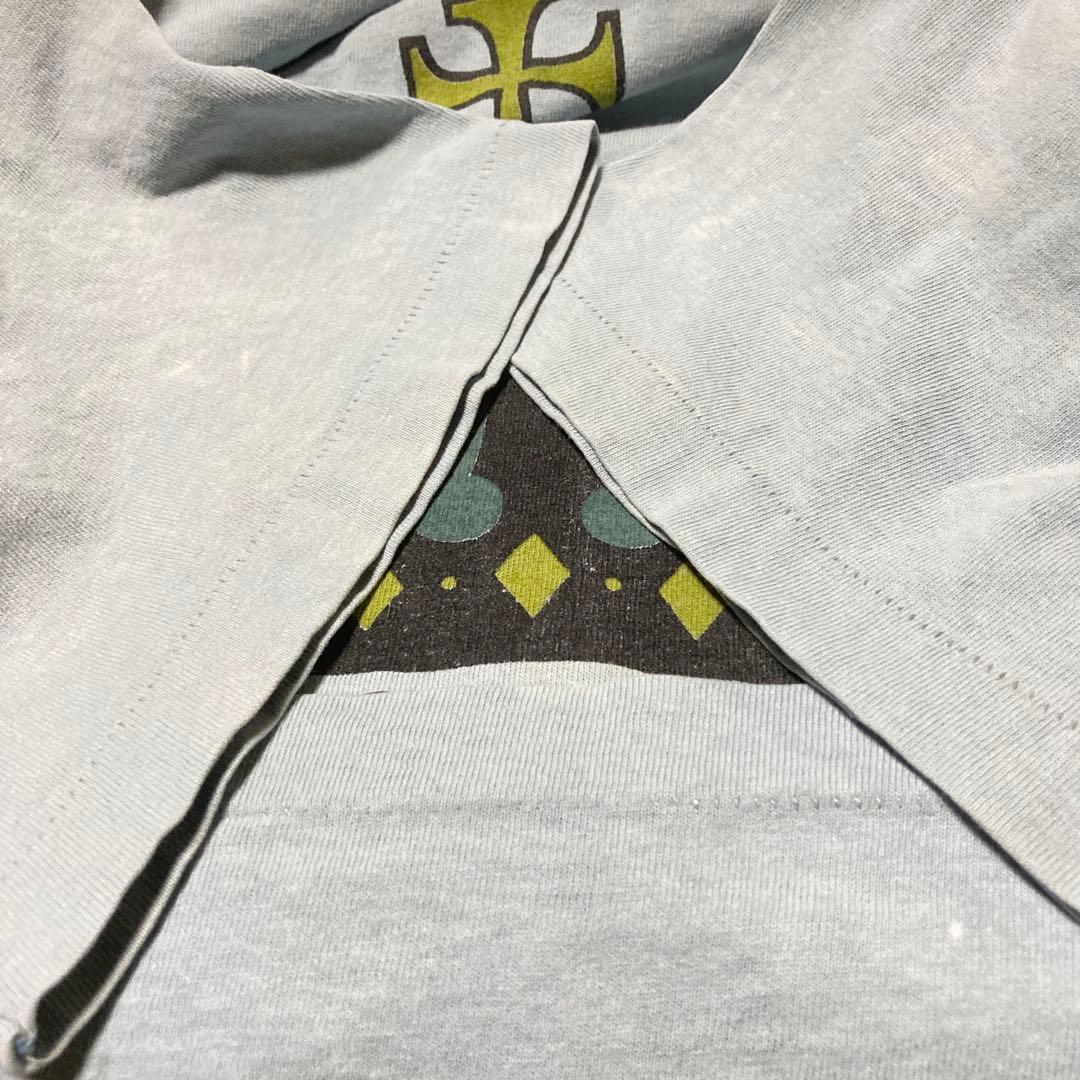 レア★80s OLD STÜSSY クラウンクロス 黒タグ ビンテージ Tシャツ