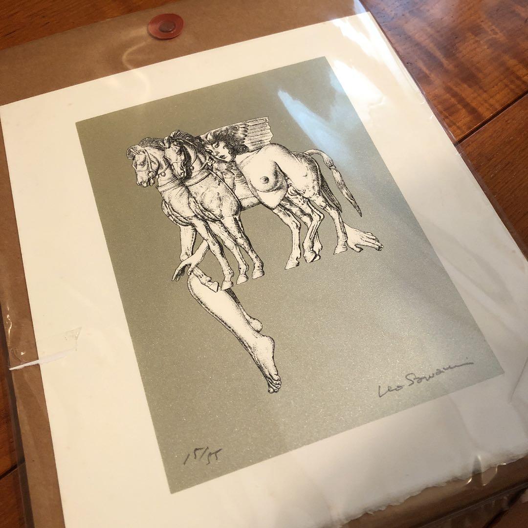 レオ澤鬼　直筆サイン入り　グラフ　ペガサスとヌード