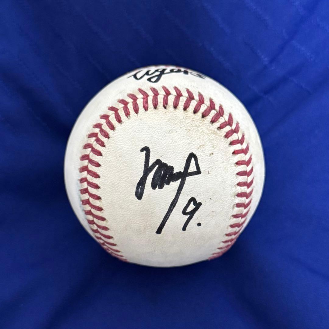 阪神タイガース 立石正広 9 直筆サインボール 沖縄キャンプ 森下翔太 佐藤輝明