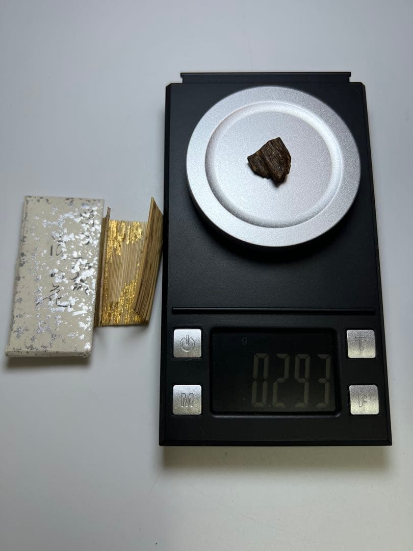 古渡命銘木 名香　當今天皇勅銘　伽羅　銘【浪の花】0.293g 香木/沈香/伽羅