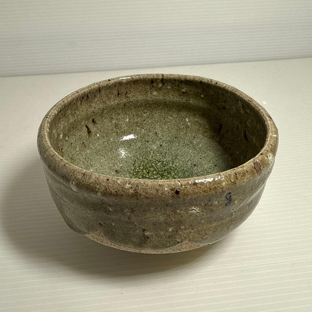楽七作 灰釉 茶碗 茶道具