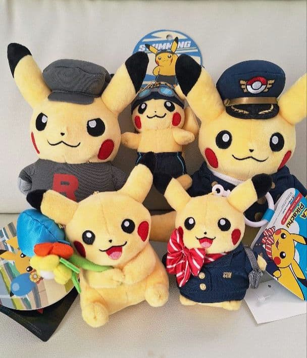 激レア ピカチュウ ぬいぐるみとマスコット 5体セット