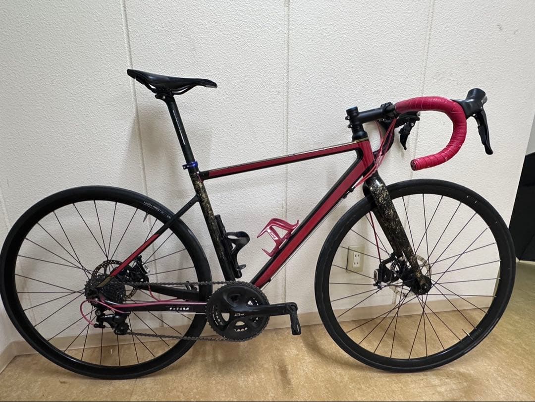 最終価格　カーボンフォーク、ディスクブレーキロードバイク