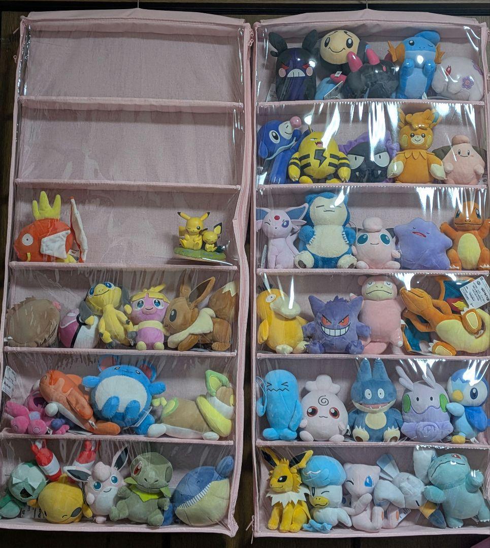 ポケモン　ミニぬいぐるみ44体　フィギュア1体　ケース付き！！