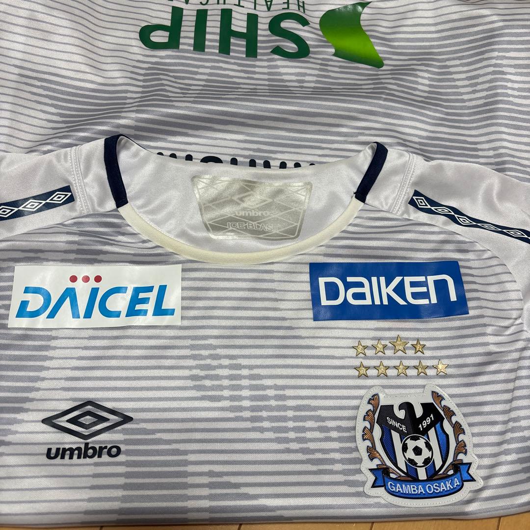 ガンバ大阪2019 アウェイオーセンティックユニフォーム　38中村敬斗　O-XO