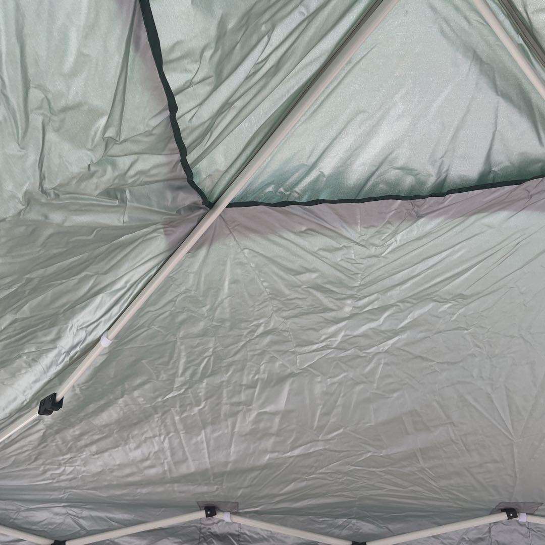 FIELDDOORタープ3m×3m UVカット耐水 サイドシート 2枚付き