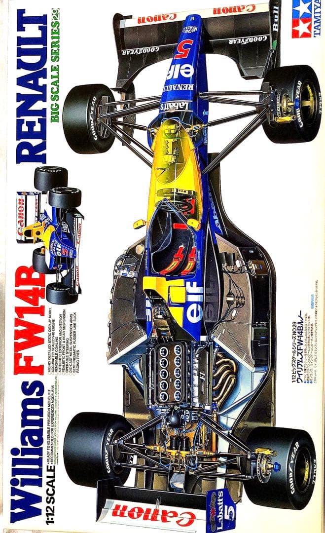 タミヤ1／12ウィリアムズFW14Bルノー
