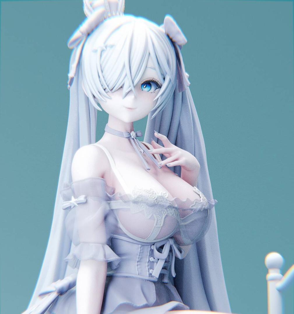 グ*ャ様 シンデレラ NIKKE　勝利の女神　ニケ　1/7　20ｃｍ ガレキ 未