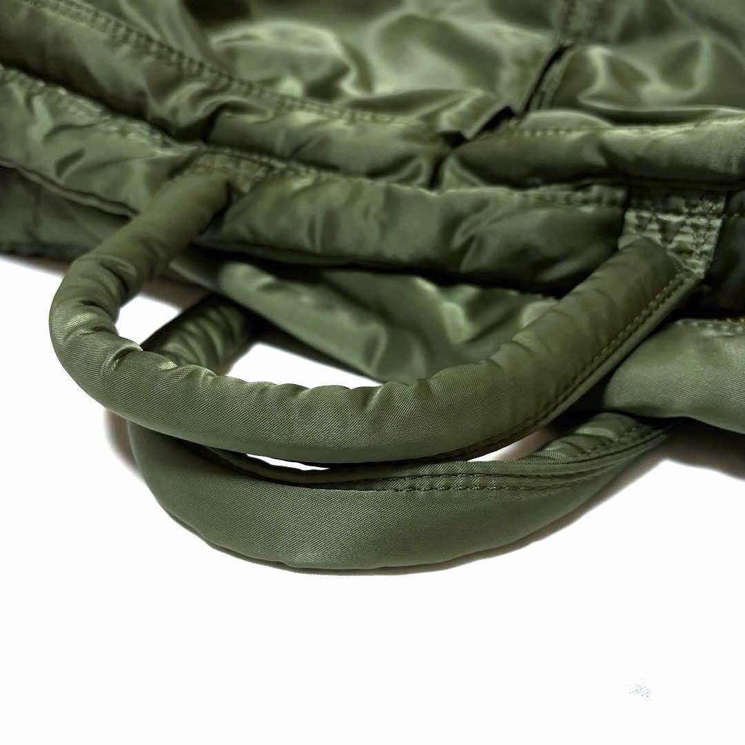 超美品✨希少 ポータータンカー ボストンバッグL ショルダーバッグ 大容量セージ