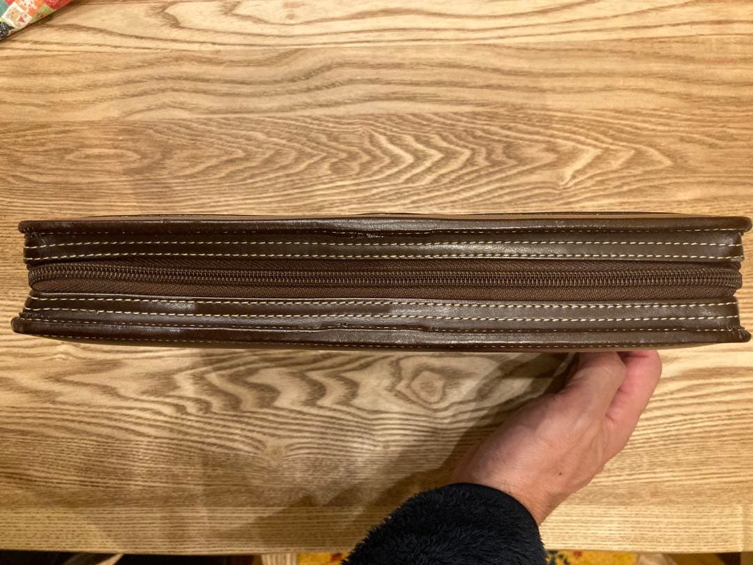 Filofax ブラウン レザー マルチケース