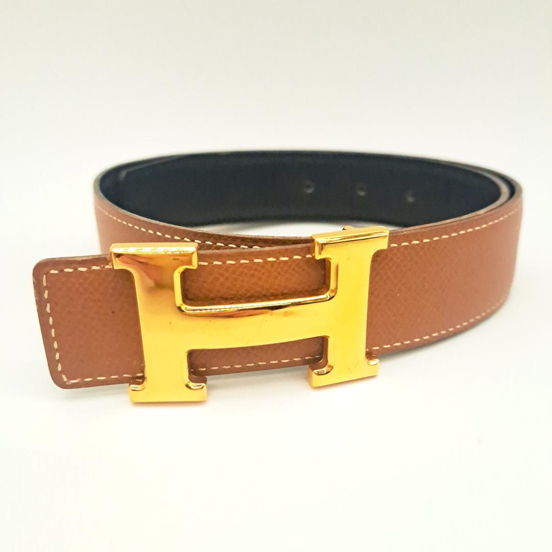 エルメス HERMES コンスタンス リバーシブル ベルト ゴールドバックル