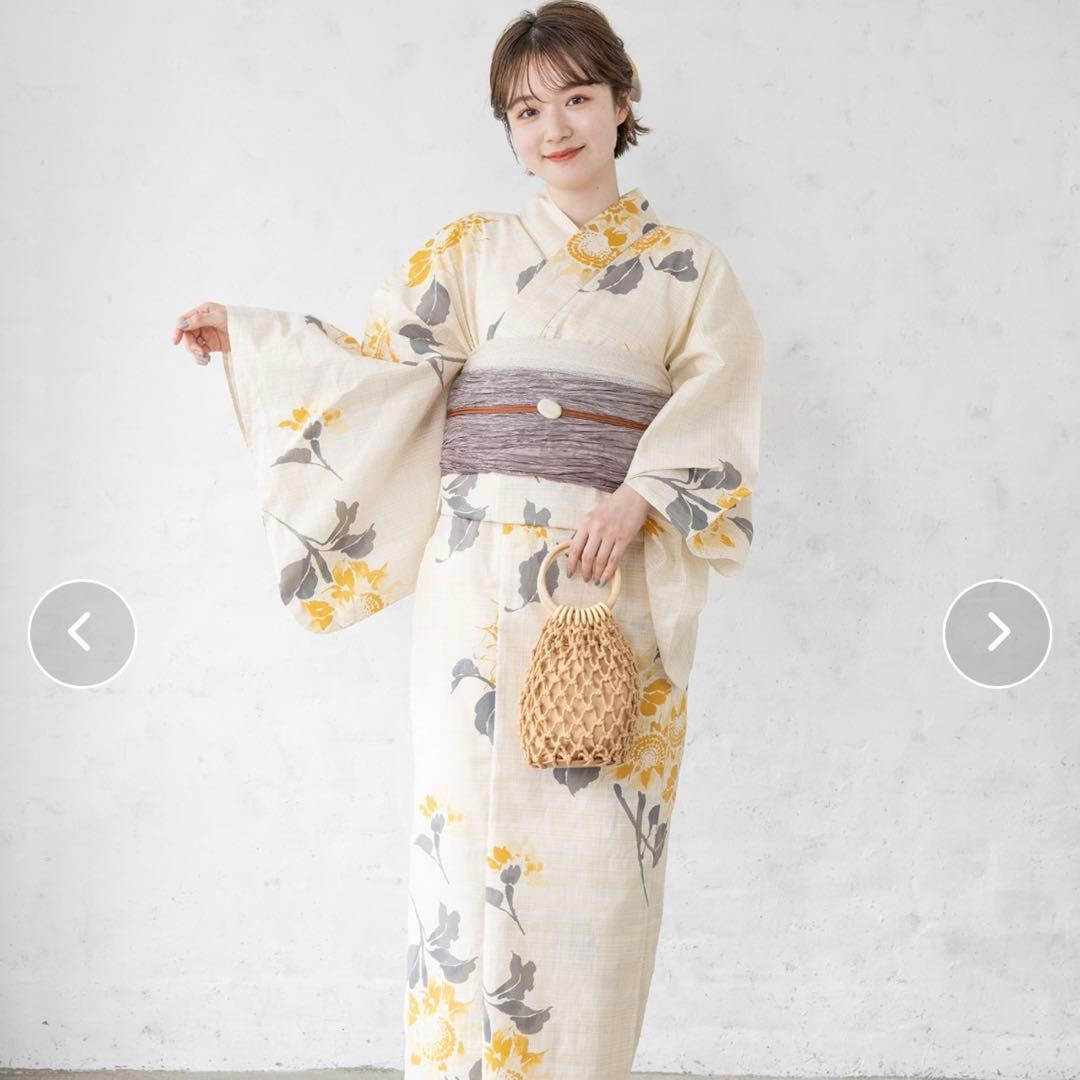 ゆかた館グレース　向日葵　ひまわり　浴衣セット