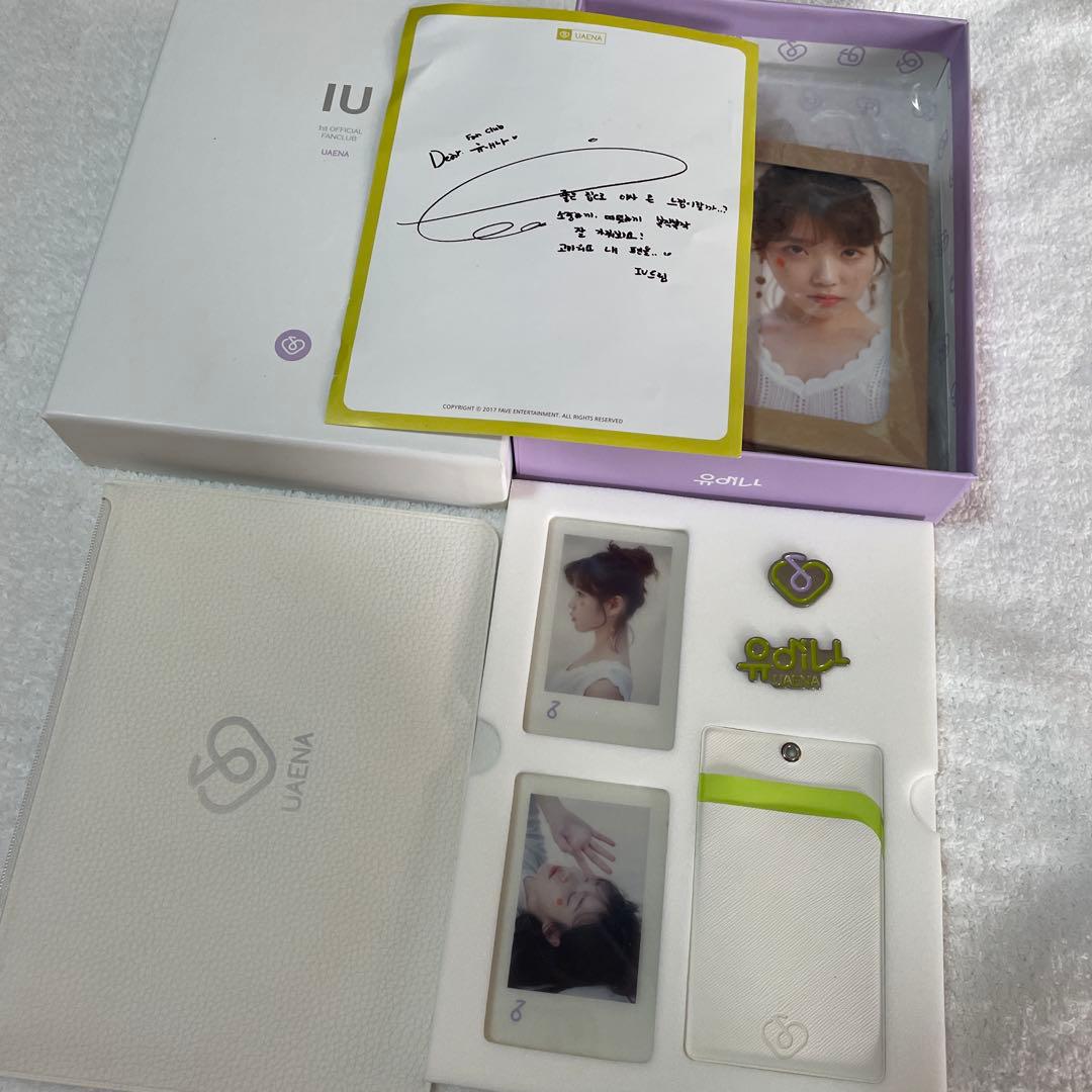 IU　ファンクラブ 　1期　ユエナ 会員特典　UAENA　透明トレカ