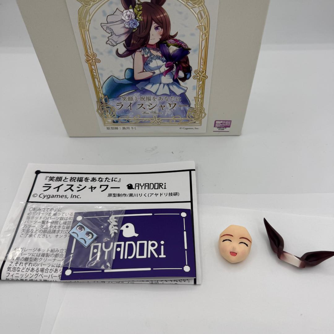 塗装済み完成品 アヤドリ技研 ウマ娘 ライスシャワー ガレージキット