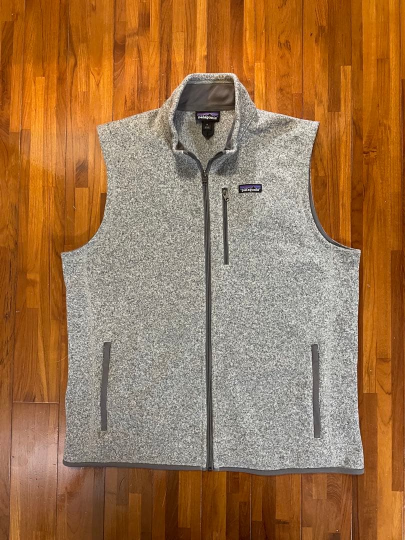 【美品】パタゴニア ベターセーターベスト グレー XLサイズ