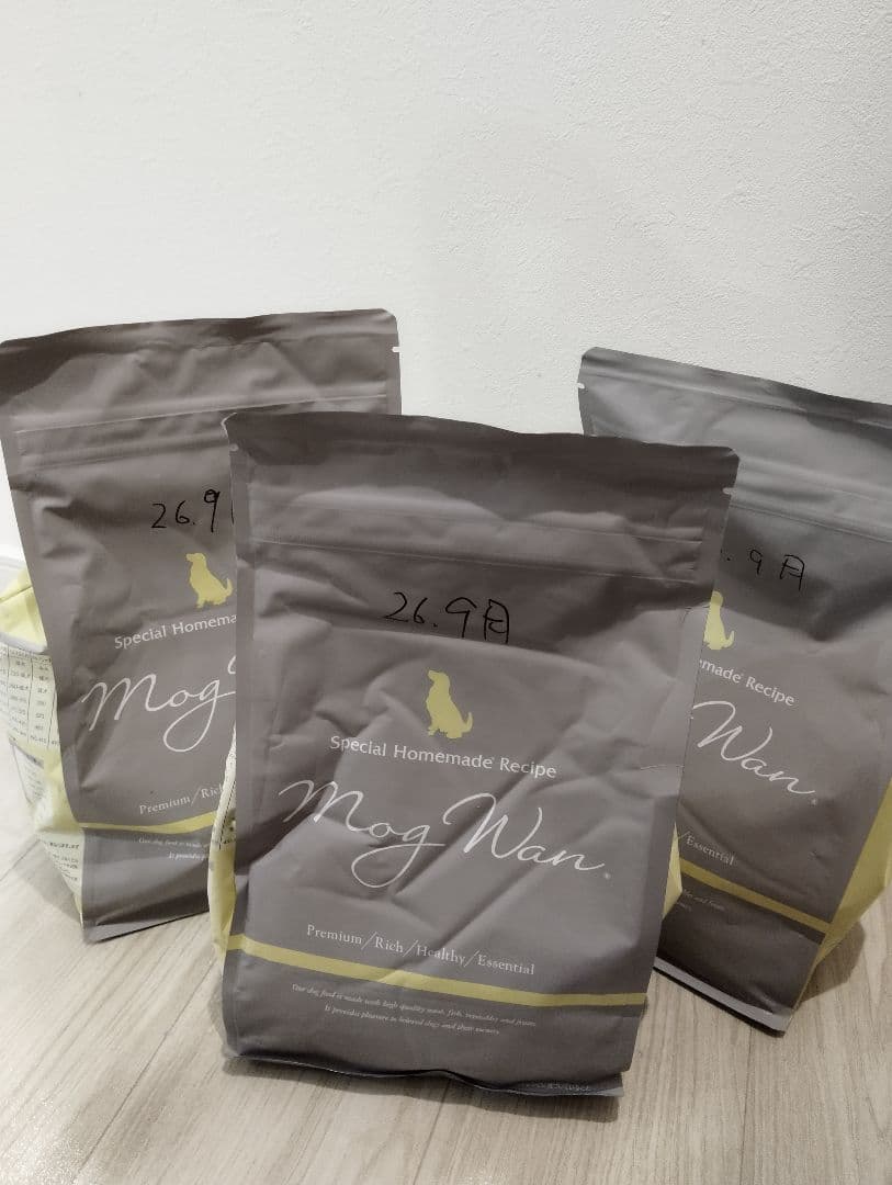 MogWan ドライフード 3袋セット　チキン&サーモン