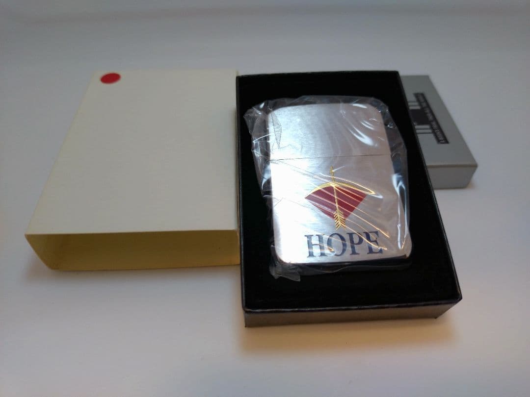 赤　HOPE ZIPPO ホープ　ジッポー　未使用