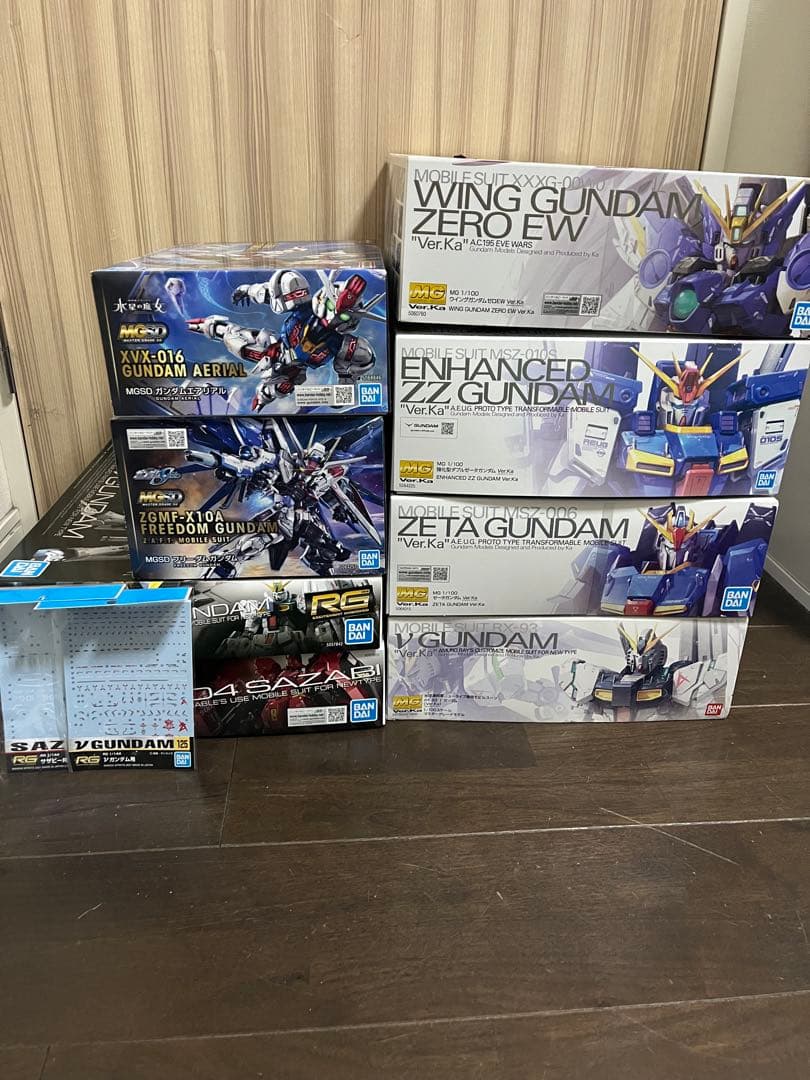 MG ver.ka MGSD ガンプラまとめ　νガンダム　サザビー　フリーダム