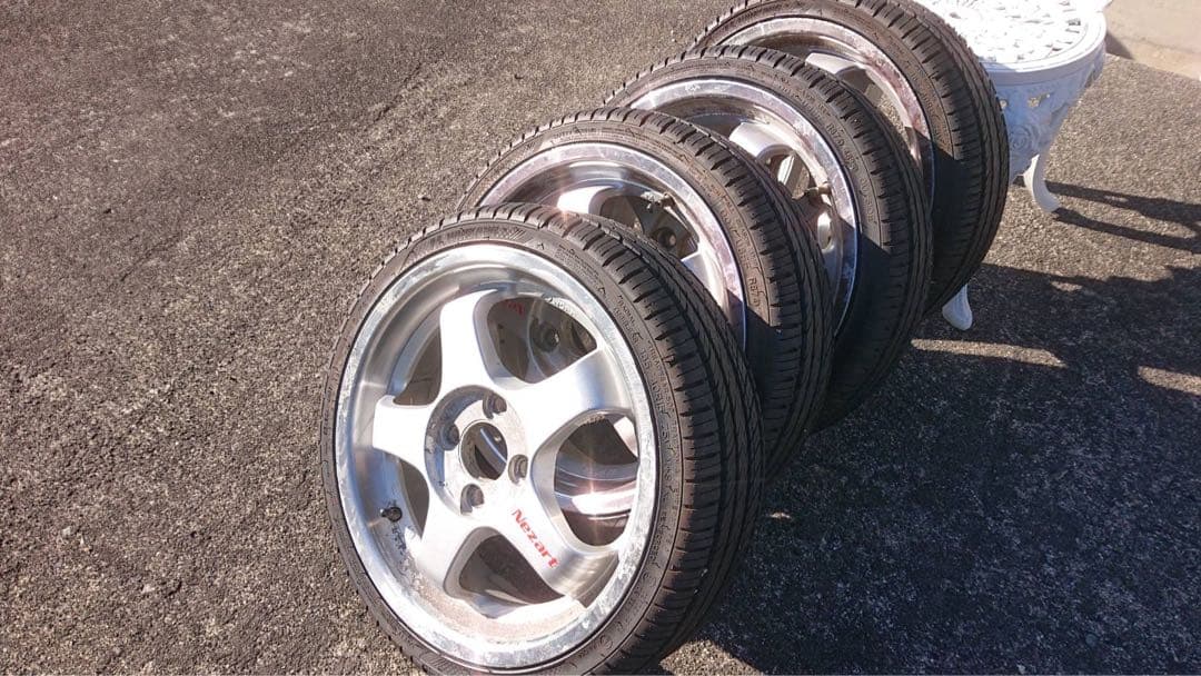 work NEZERT 15インチ アルミホイールタイヤセット マイスター系？
