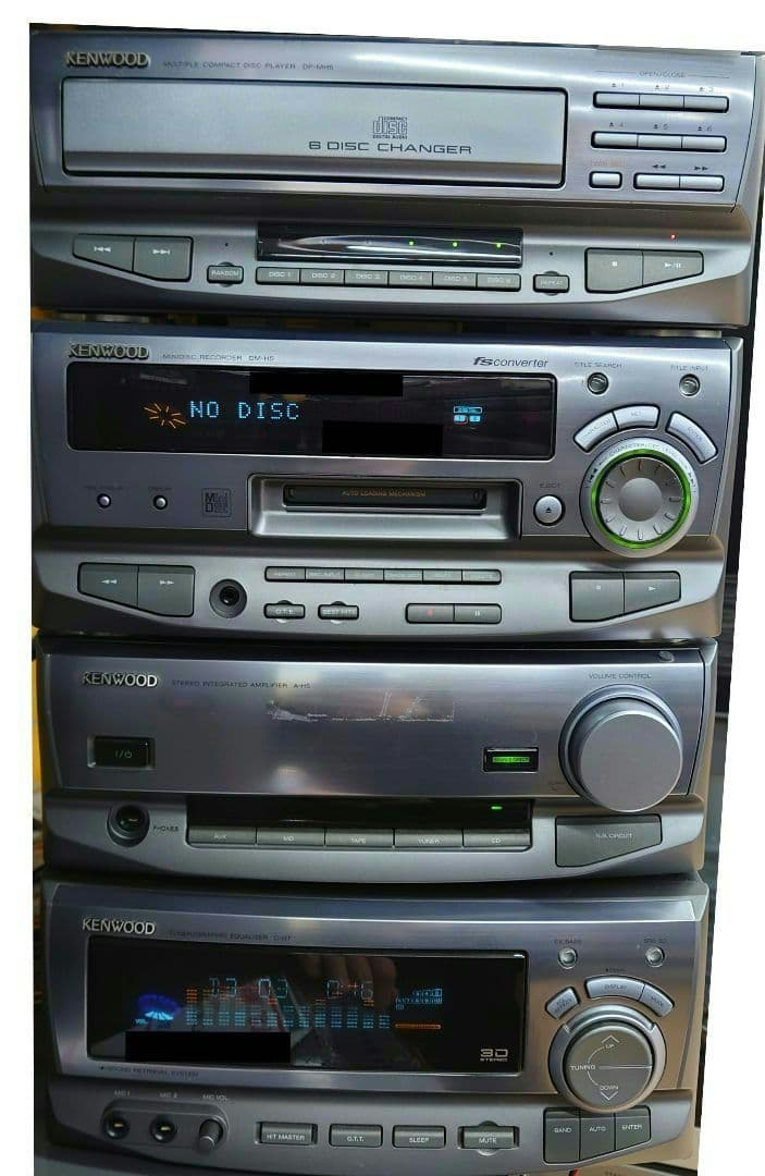 【リモコン・アンテナ付】KENWOOD　XD-6000　Hi-Fiシステムコンポ