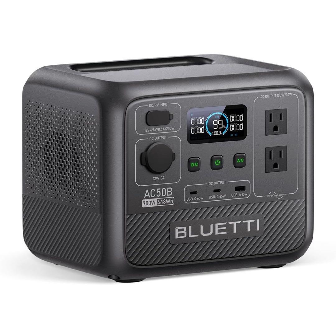 【新品】BLUETTI ポータブル電源 AC50B 448Wh/700W