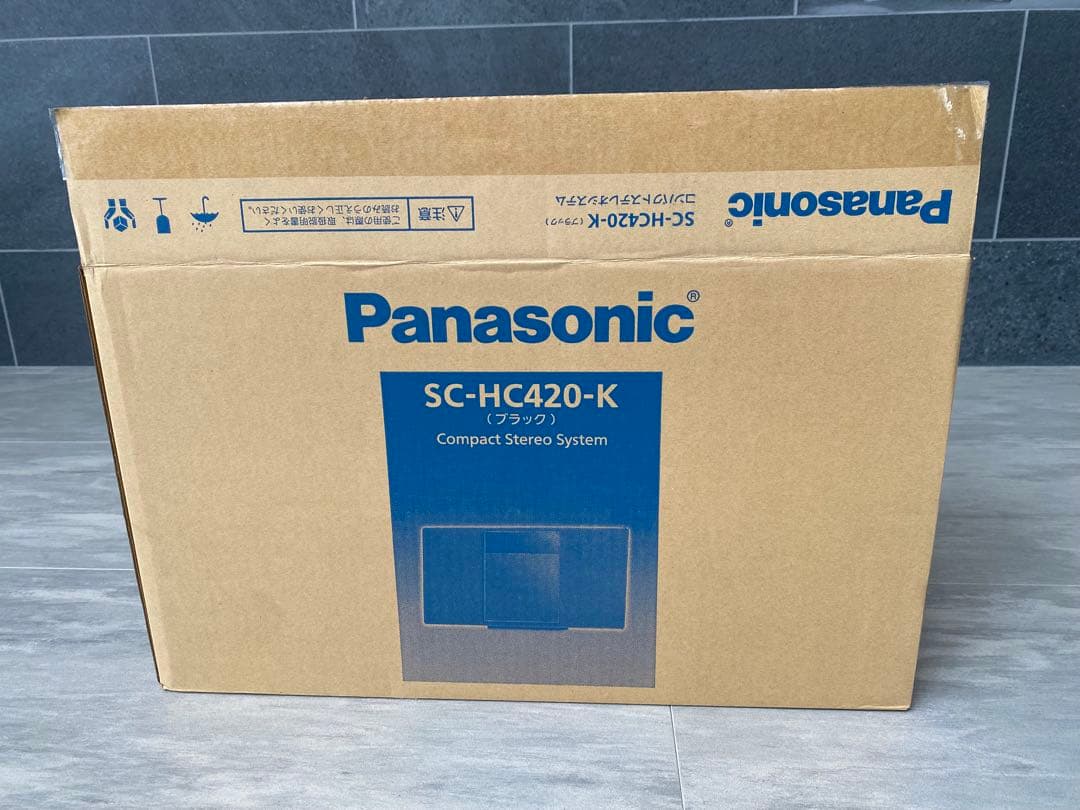 Panasonic コンパクトステレオシステム SC-HC420-K ブラック