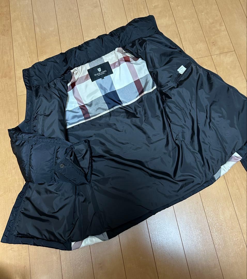 ブラックレーベルクレストブリッジ 店舗限定 CBチェック ダウンジャケット 美品