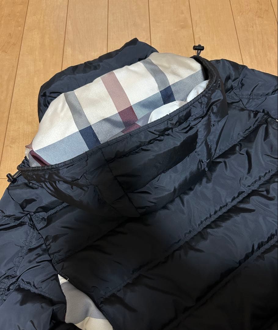 ブラックレーベルクレストブリッジ 店舗限定 CBチェック ダウンジャケット 美品