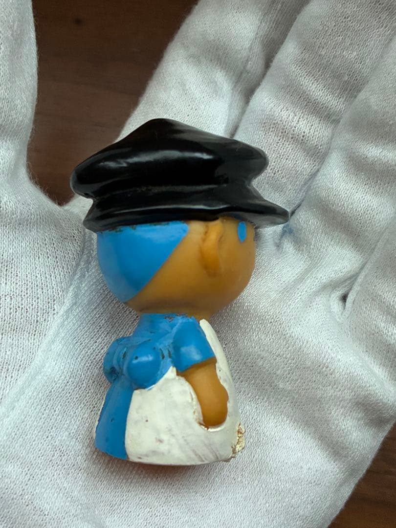 【当時物】福正宗 フクちゃん　指人形 フクマサムネ ソフビ　アンティーク