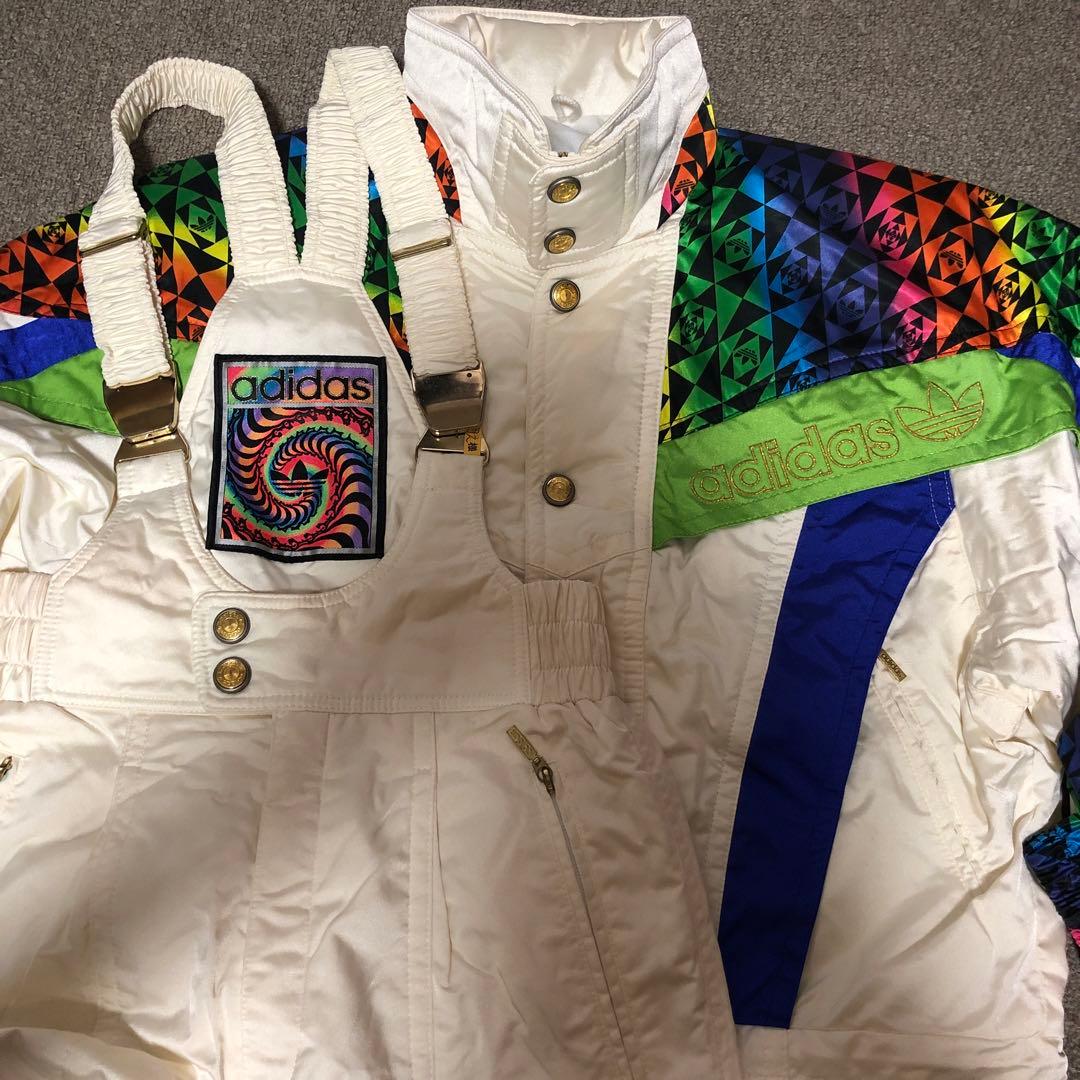 【入手困難】 80s デサント製 アディダス スキーウエア 上下 セットアップ