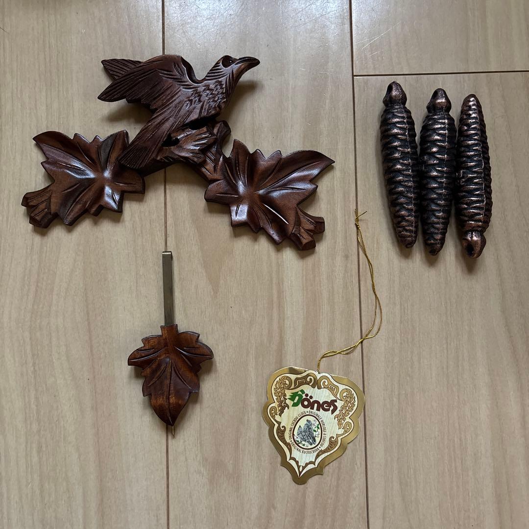 【アンティーク】ドイツ製オルゴール付きカッコウ時計