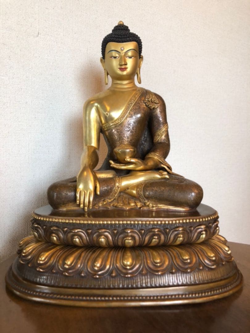 最高級ブッダ像 Ｆinest Buddha Statue,Gold Ｐlated