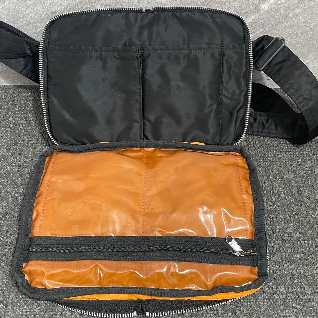 極美品 廃盤品✨ PORTER タンカー ２層 ブラック ショルダーバッグ
