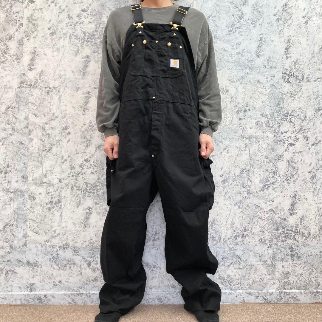 IO84 USA製古着カーハートダブルニーダックオーバーオールUFCWタグ90s