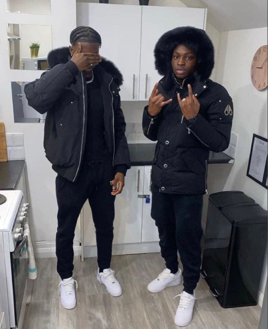 専用　moose knuckles ムースナックルズ ダウン ブラックファー