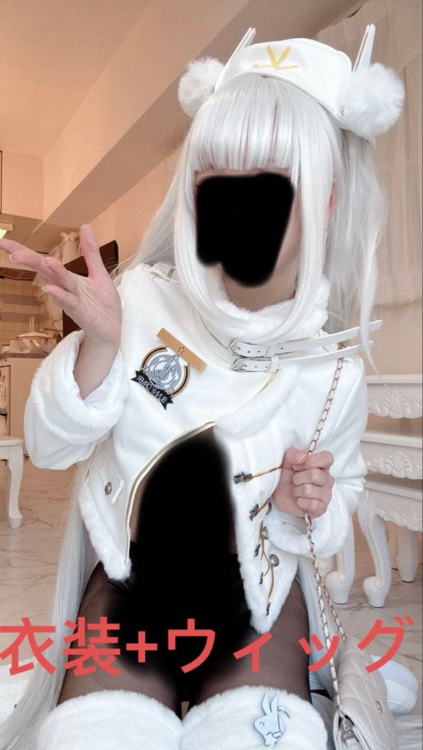 NIKKE ブラン　コスプレ衣装+ウィッグ　勝利の女神　ニケ