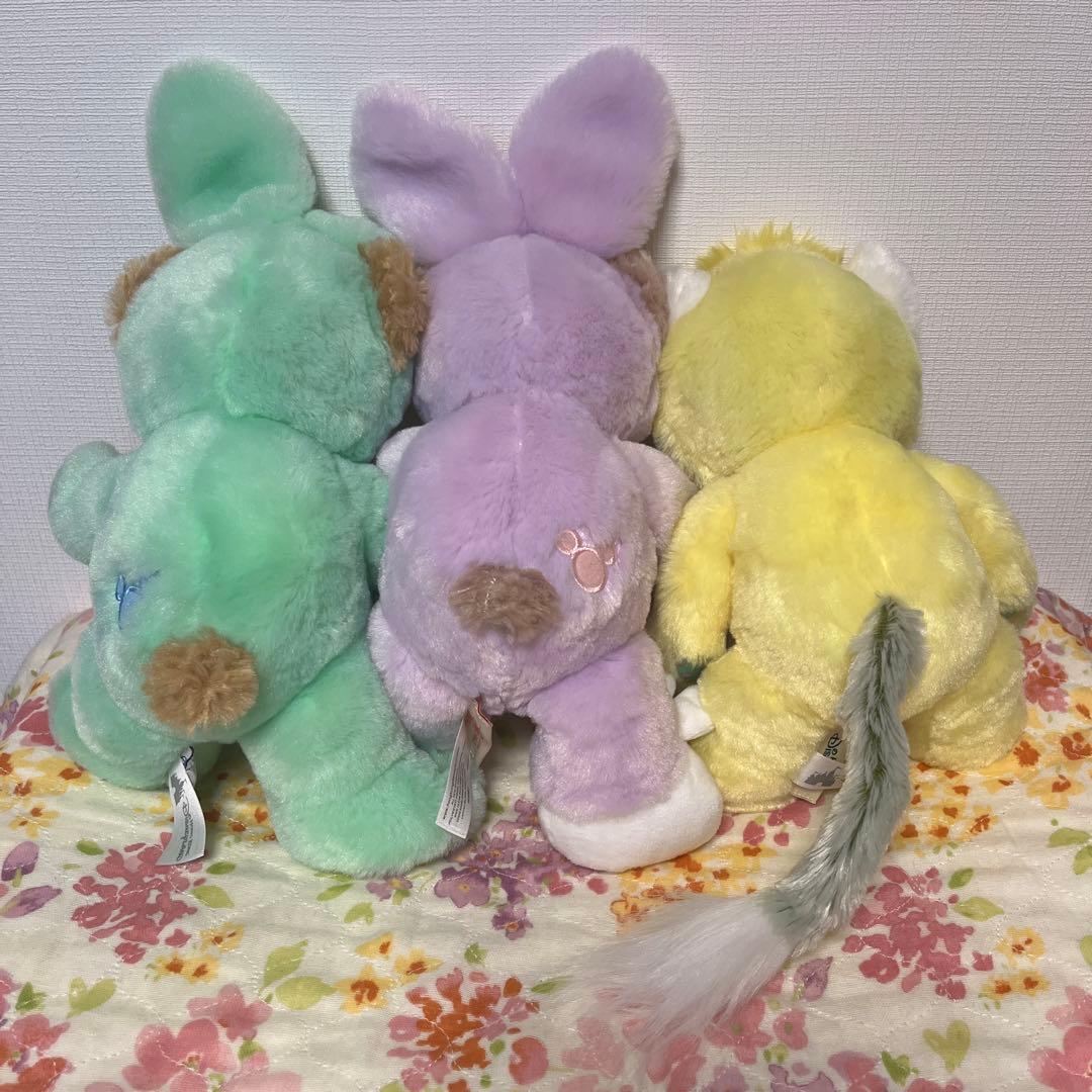 新品未使用　ダッフィー　ジェラトーニ　シェリーメイ　香港ディズニー　ぬいぐるみ